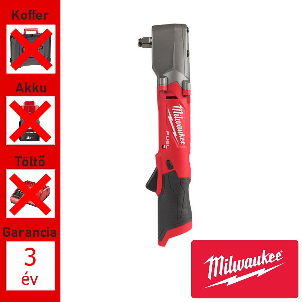 Milwaukee akkus sarok ütvecsavarozó géptest 1/2", 270/300Nm, 12V